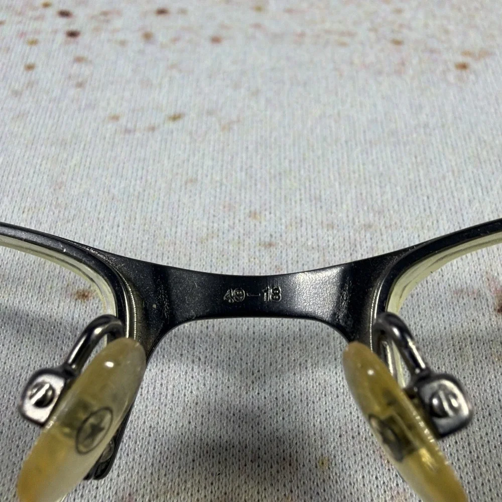 Converse I'm Telling Lavender Half Rim Eyeglass Frames 47-18-135 Used